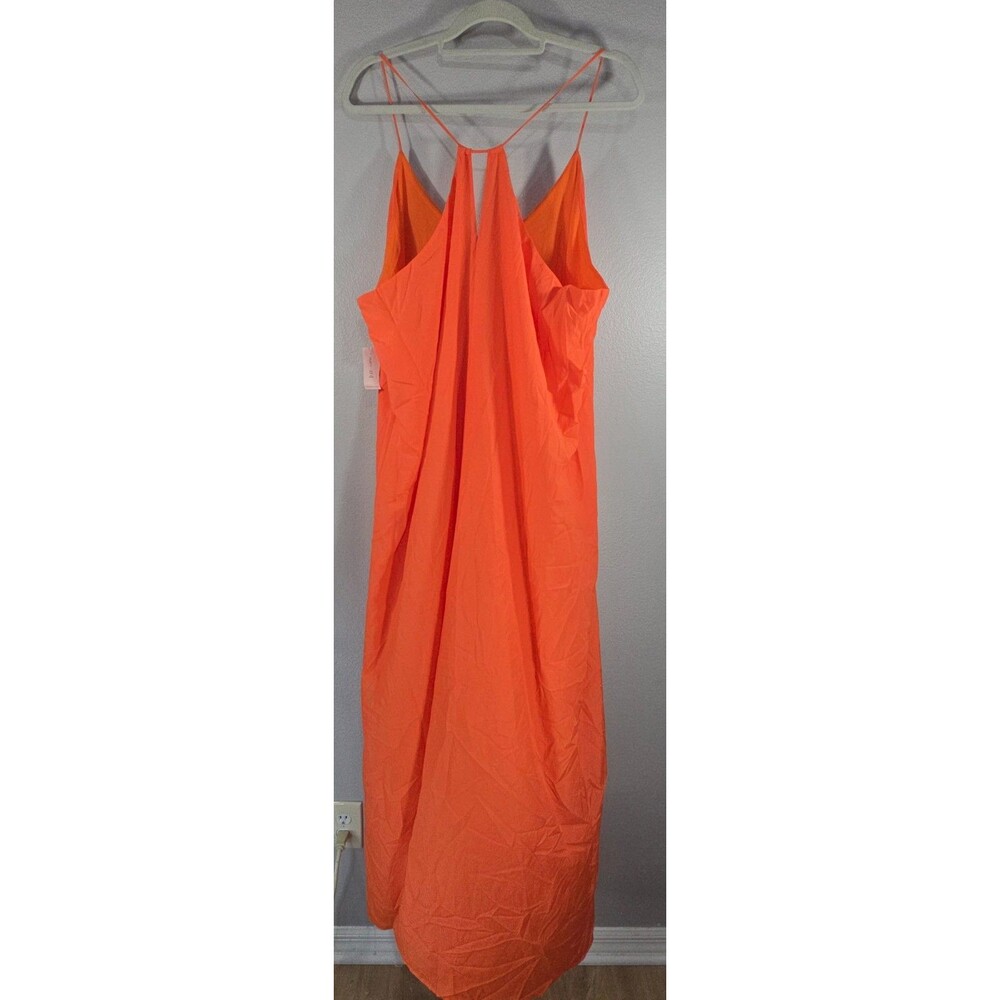 Old Navy Orange Long Slip Dress Maxi Shift Dress Size XXL Tall Beach NWT AA - Picture 6 of 7